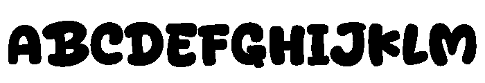 Mallow Bop Regular Font UPPERCASE