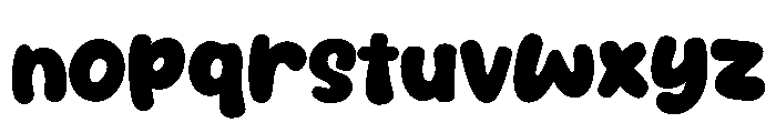 Mallow Bop Regular Font LOWERCASE