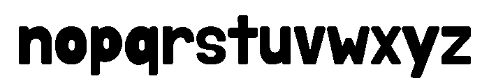 Mallow Soda Solid Font LOWERCASE