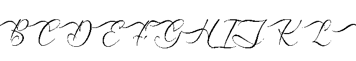 Mallsreya Font UPPERCASE