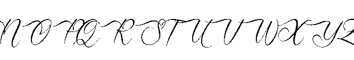 Mallsreya Font UPPERCASE
