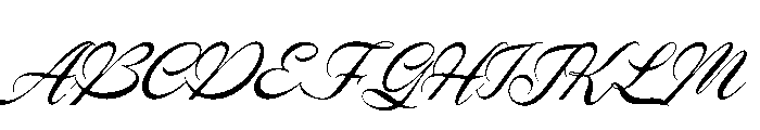Malograh Italic Font UPPERCASE
