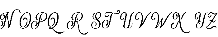 Malta Quarelina Script Font UPPERCASE