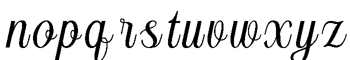 Malta Quarelina Script Font LOWERCASE
