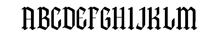 Malthon Regular Font UPPERCASE