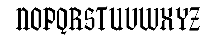 Malthon Regular Font UPPERCASE