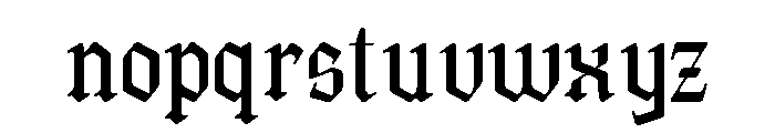 Malthon Regular Font LOWERCASE