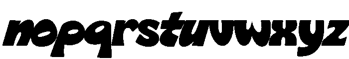 Maltique Oblique Font LOWERCASE