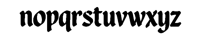 Malvique Font LOWERCASE
