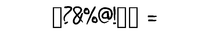 Malviro Regular Font OTHER CHARS
