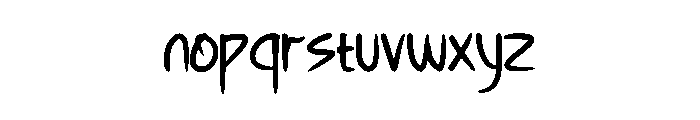 Malviro Regular Font LOWERCASE