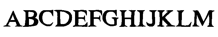 Malvoria Font UPPERCASE