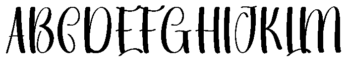 Mama Beautiful Font UPPERCASE