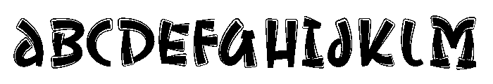 Mama Darla Font UPPERCASE