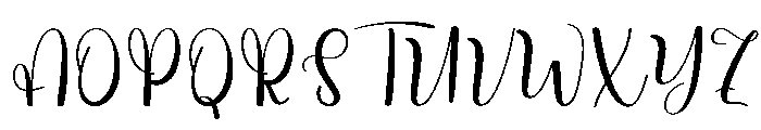 Mama Day Font UPPERCASE