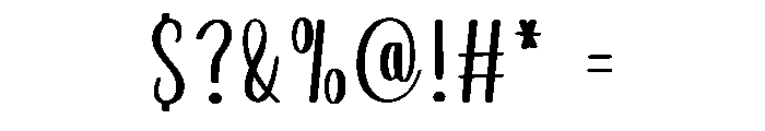 Mama Goodvibes Font OTHER CHARS