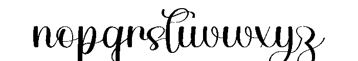 Mama Goodvibes Font LOWERCASE