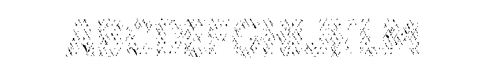 Mama Lace Blue Font UPPERCASE