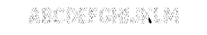 Mama Lace Green Font UPPERCASE