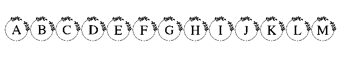 Mama Monogram Font UPPERCASE