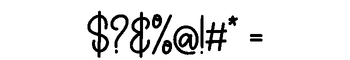 Mama Script Regular Font OTHER CHARS