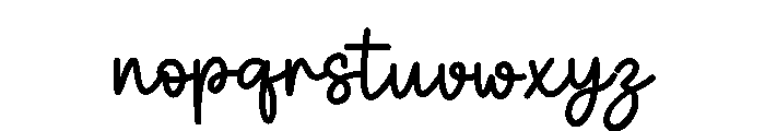 Mama Script Regular Font LOWERCASE