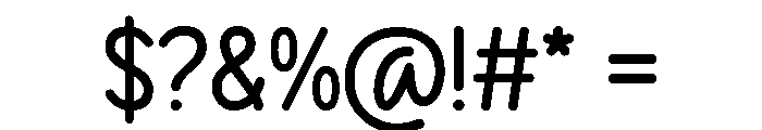 Mama Smile Font OTHER CHARS