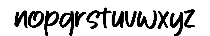 Mama Vibes Font LOWERCASE