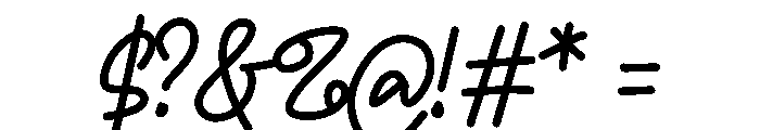 Mami Hot Font OTHER CHARS