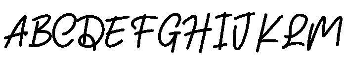 Mami Hot Font UPPERCASE