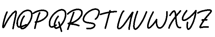 Mami Hot Font UPPERCASE