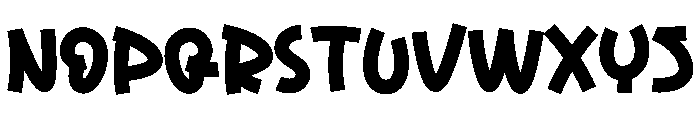 Man Near Font UPPERCASE