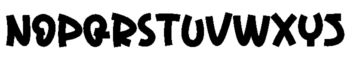 Man Near Font LOWERCASE