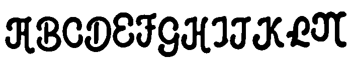 ManCraft Font UPPERCASE