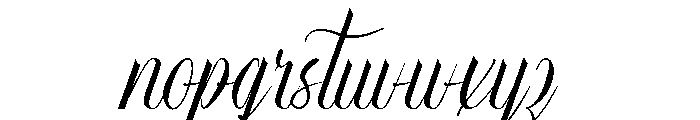 Manda Amora Font LOWERCASE
