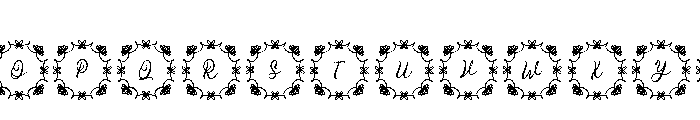 Mandala Tear Font UPPERCASE