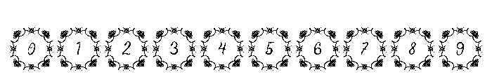 MandalaTearRegular Font OTHER CHARS