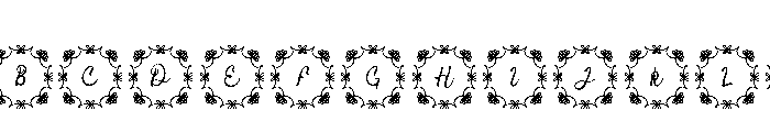 MandalaTearRegular Font UPPERCASE