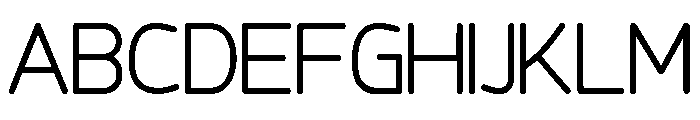 Mandara Font UPPERCASE