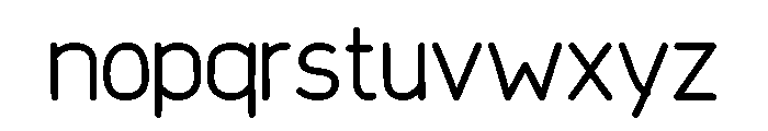 Mandara Font LOWERCASE