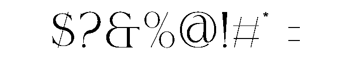Mandiry Font OTHER CHARS