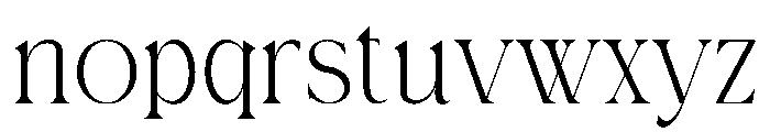 Mandiry Font LOWERCASE