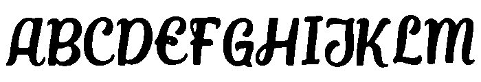 Mandola Font UPPERCASE