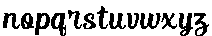 Mandola Font LOWERCASE