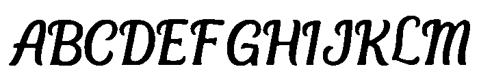 Mandolin Font UPPERCASE