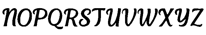 Mandolin Font UPPERCASE