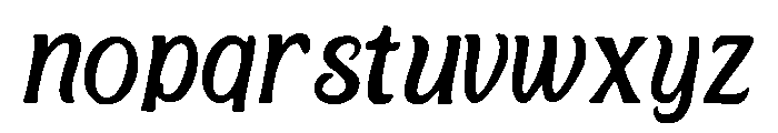 Mandolin Font LOWERCASE