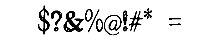 Mangaba Font OTHER CHARS