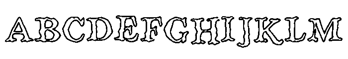 Mangaba Font UPPERCASE