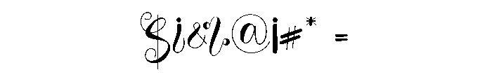 Mango Buffer Font OTHER CHARS